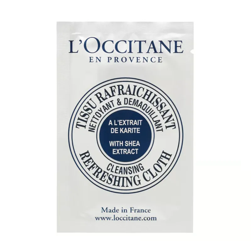 L'Occitane Shea Butter Make-Up Remover Wipe 3.5ml