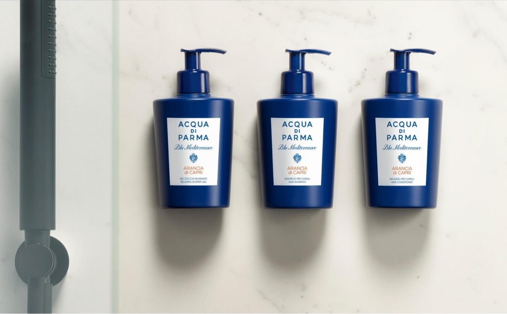 [ADP082578] Acqua di Parma Blue Mediterraneo Floating Dispensers (Refillable) 300ml (Bath & Shower Gel)