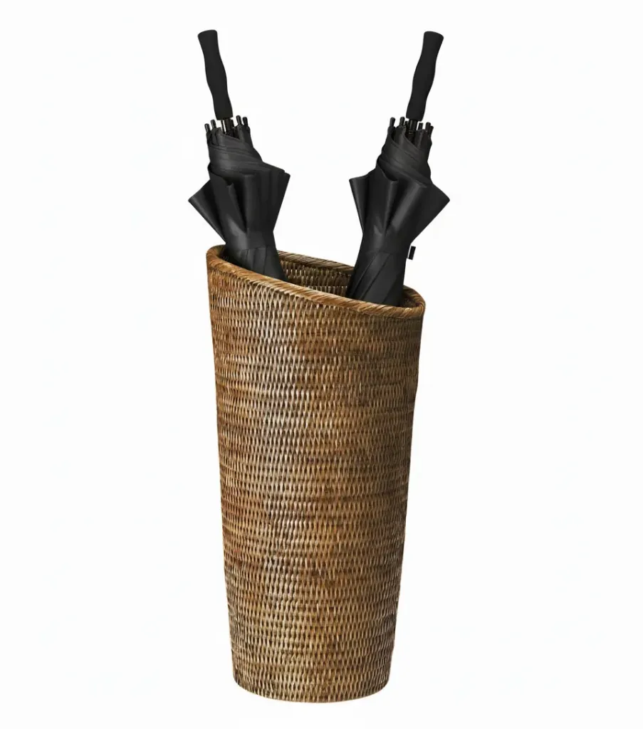 Rattan Round Slope Umbrella Basket