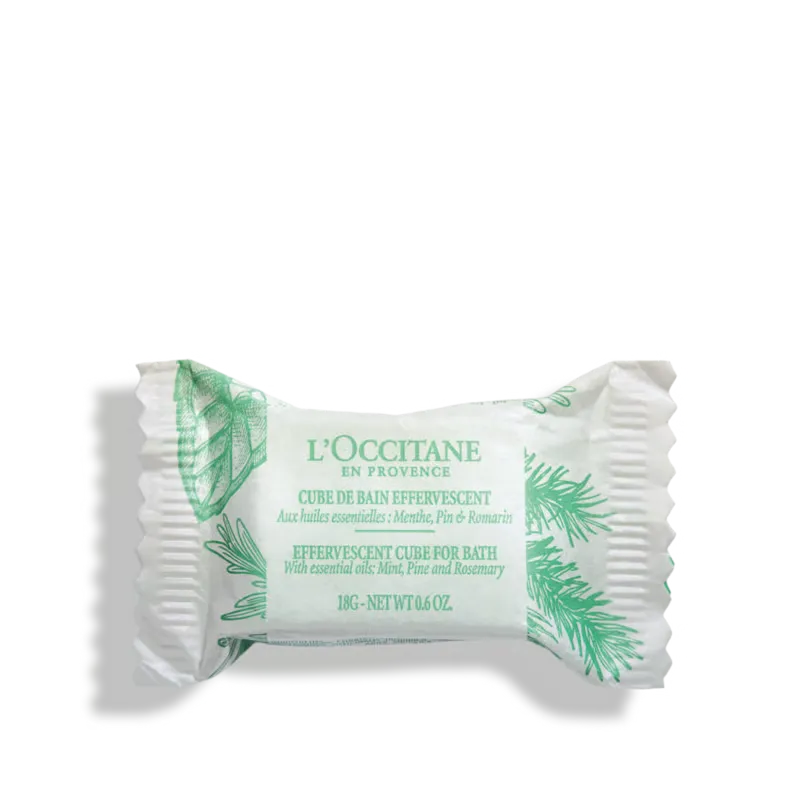 L'Occitane Effervescent Revitalising Bath Cube 18g