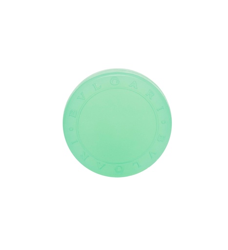 [41022] Bulgari Green Tea Translucent Round Glycerin Soap 50g - Cello-wrapped